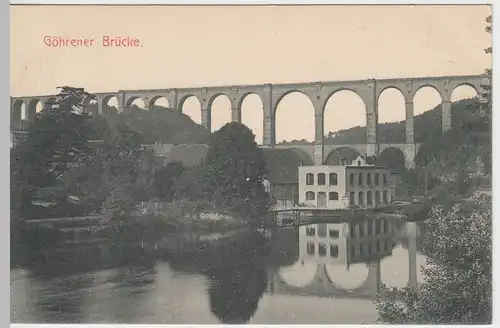 (46704) AK Göhrener Brücke im Muldentale, 1910er