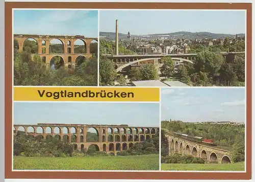 (46679) AK Vogtlandbrücken, Mehrbildkarte, 1987