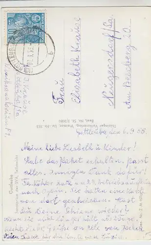 (45718) Foto AK Bad Gottleuba, Sanatorium der Sozial-Versicherungs-Anstalt