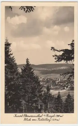 (4571) Foto AK Oberwiesenthal i. Erz., Blick vom Fichtelberg 1941