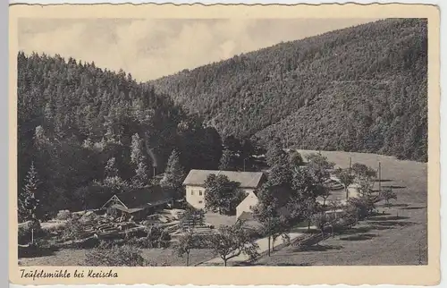(45692) AK Kreischa, Teufelsmühle, 1943