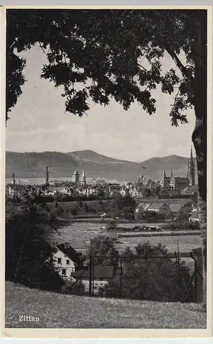 (44123) AK Zittau, Totale, 1940