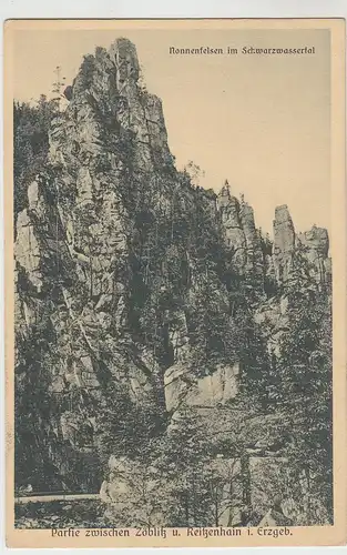 (44016) AK Nonnenfelsen i. Schwarzwassertal, 1927