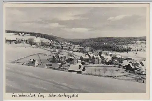 (43328) AK Deutschneudorf, Erz., Schwartenberggebiet, vor 1945