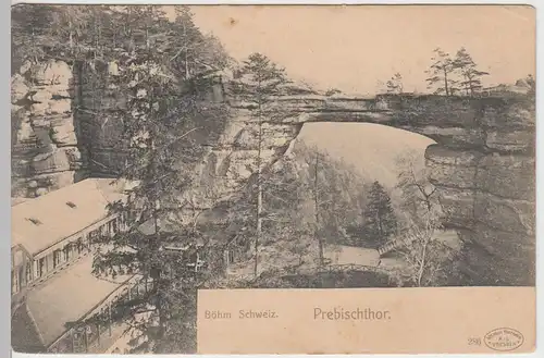 (43164) AK Sächsische Schweiz, Bad Schandau-Ostrau, Gasthaus Schöne Höhe