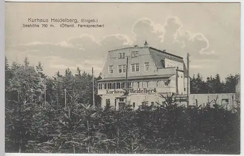 (34729) AK Kurhaus Seiffen Heidelberg (Erzgeb.), vor 1945