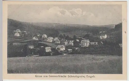 (34631) AK Schmalzgrube (Erz.), Panorama, vor 1945