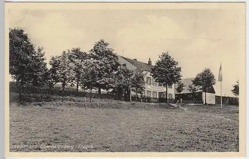 (34628) AK Oberheidelberg i. Erzgeb, Landheim, vor 1945