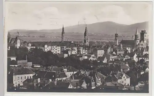 (34015) Foto AK Zittau, Gesamtansicht, 1933