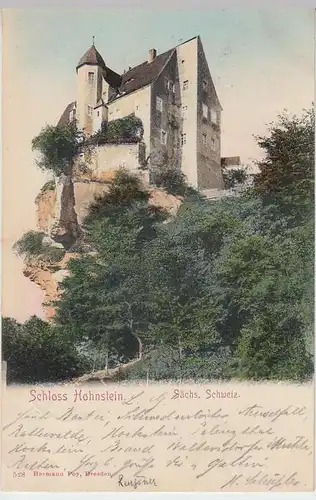 (33957) AK Burg Hohnstein (Sächsische Schweiz), 1904