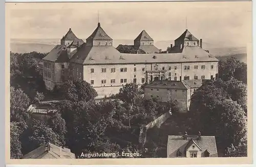 (33404) Foto AK Augustusburg, Schloss, 1937