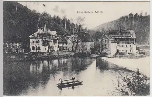 (33360) AK Mittweida, Lauenhainer Mühle, 1909
