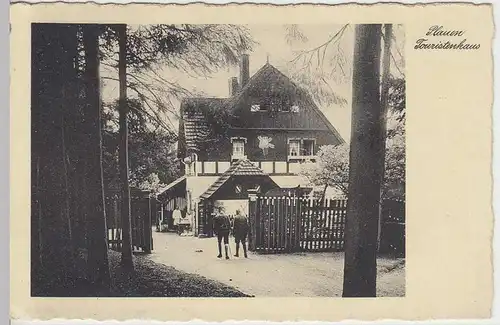 (33351) AK Plauen, Touristenhaus, vor 1945