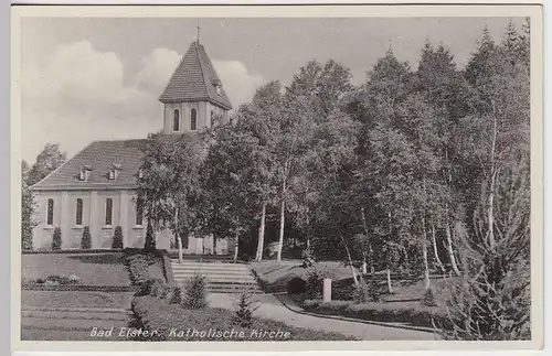 (33302) AK Bad Elster, Katholische Kirche, vor 1945