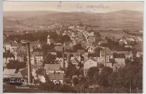 (33124) Foto AK Olbernhau, Teilansicht, 1928