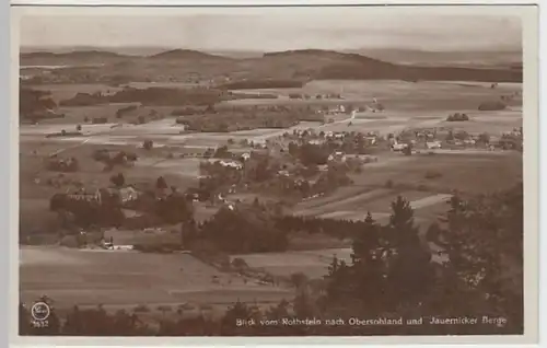 (30181) Foto AK Obersohland O.L., Blick vom Rotstein, Jauernicker Berge