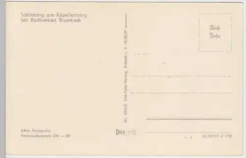 (27430) Foto AK Schönberg am Kapellenberg, Panorama 1963