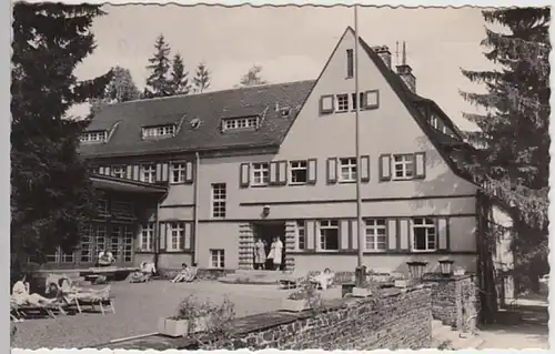 (26374) Foto AK Grünhain, Erzgeb., Genesungsheim II 1963