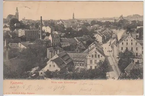 (24885) AK Kamenz, Blick vom Eulenberg 1903