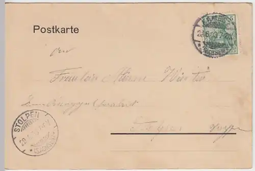 (24885) AK Kamenz, Blick vom Eulenberg 1903