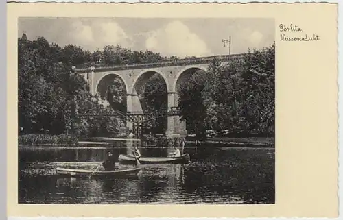(23650) AK Görlitz, Neißeviadukt, vor 1945