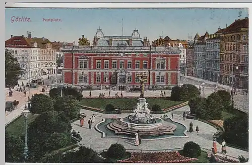 (23649) AK Görlitz, Postplatz, vor 1945