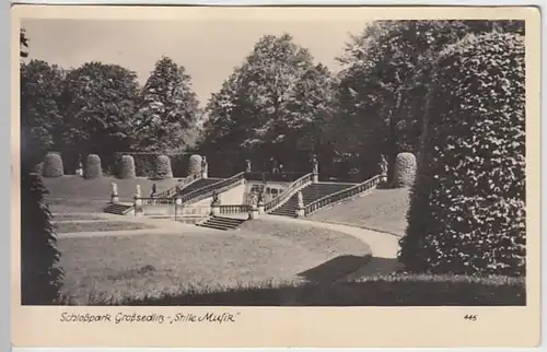(23620) Foto AK Großsedlitz, Barockgarten, Stille Musik 1956