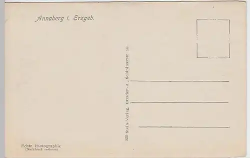 (20946) Foto AK Annaberg, Erzgeb., Panorama, vor 1945