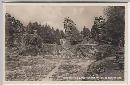 (20620) Foto AK Ehrenfriedersdorf, Naturtheater Greifensteine, vor 1945