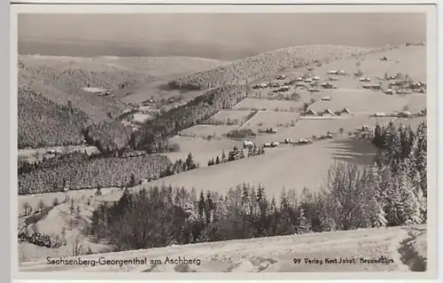 (20594) Foto AK Sachsenberg-Georgenthal, Aschberg, vor 1945