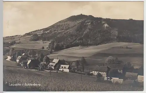 (19740) Foto AK Lausche, Luz, Lausitzer Gebirge 1927