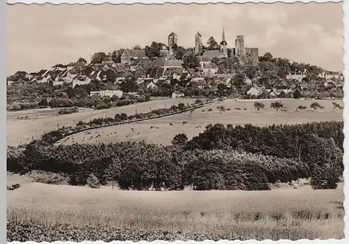 (19716) Foto AK Stolpen, Ort und Burg 1962