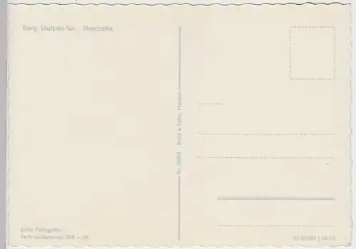 (19716) Foto AK Stolpen, Ort und Burg 1962