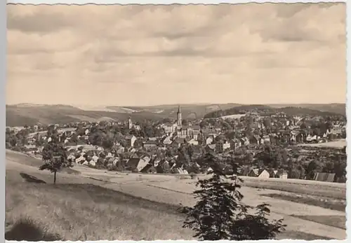 (18669) Foto AK Eibenstock, Totale 1960