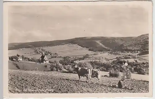 (18640) Foto AK Oberneuschönberg, Panorama 1938