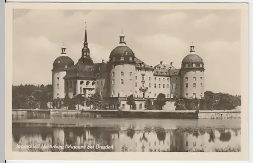 (16765) Foto AK Moritzburg, Jagdschloss 1954