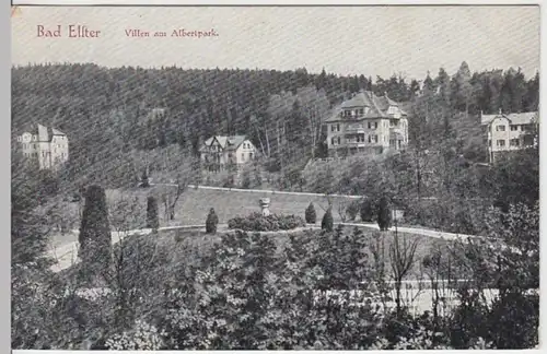 (16508) AK Bad Elster, Villen am Albertpark 1932