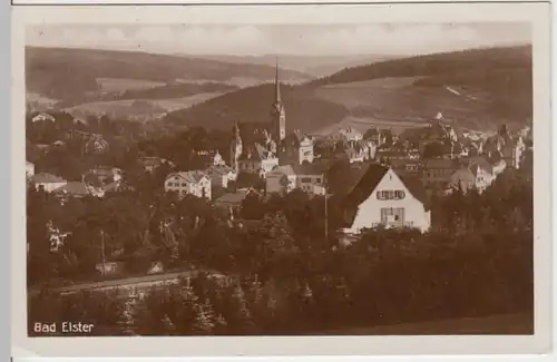 (16505) Foto AK Bad Elster, Ortsansicht 1934