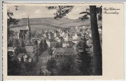 (16398) AK Bad Elster, Blick vom Brunnenberg 1942