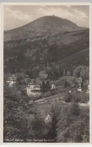 (16235) Foto AK Jonsdorf (Zittauer Gebirge), Hotel Kurhaus 1933