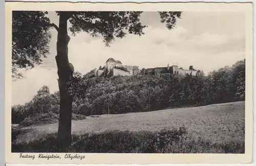(16200) AK Königstein, Sächs. Schweiz, Festung 1942