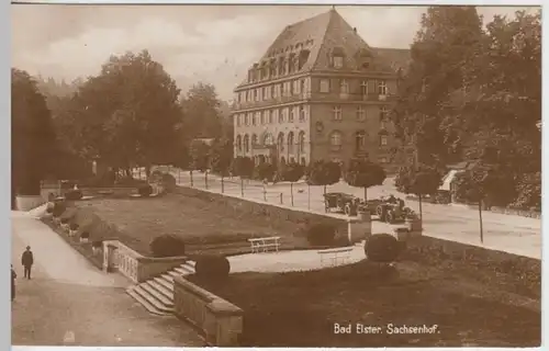 (15967) Foto AK Bad Elster, Sachsenhof 1927