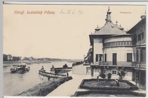 (15844) AK Pillnitz, Lustschloss, Wasserpalais 1917