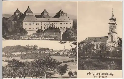 (15659) Foto AK Augustusburg, Mehrbildkarte 1967