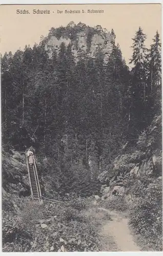 (13041) AK Hockstein, Sächs. Schweiz, vor 1945