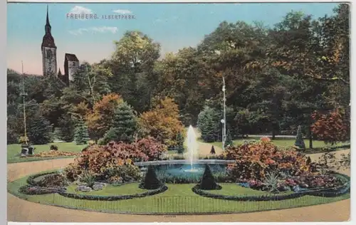 (13027) AK Freiberg, Sachsen, Albertpark, vor 1945
