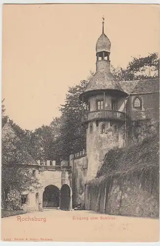 (11687) AK Lunzenau, Schloss Rochsburg 1905