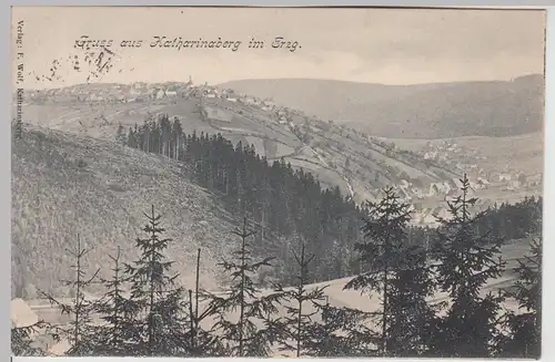 (115910) AK Gruss aus Katharinaberg i. Erzg. 1912