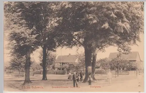 (115883) AK Gohrisch, Sächsische Schweiz, Dorfplatz um 1910