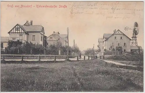 (115864) AK Arnsdorf b. Radeberg, Kleinwolmsdorfer Straße 1915